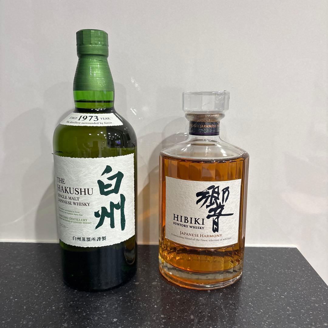 【美品】箱付き　響 ジャパニーズハーモニー & 白州 シングルモルトセット