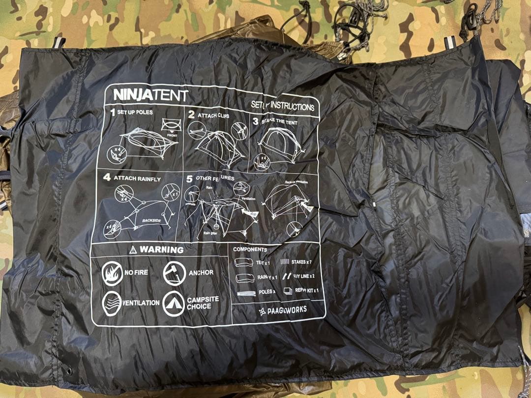 パーゴワークス　ニンジャテント　NINJA TENT