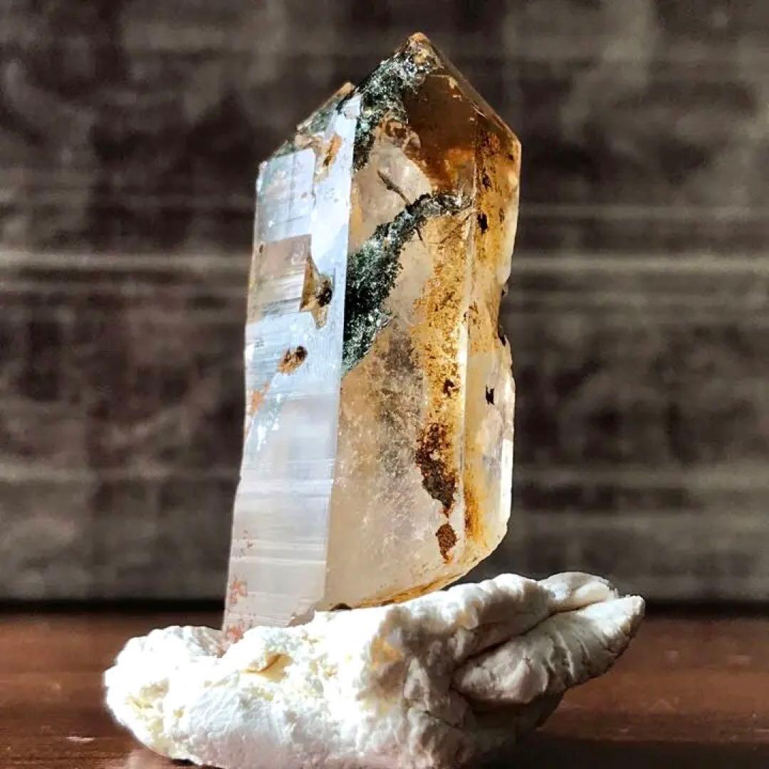 ツインクォーツ★レムリアンシード★161.6ct ★水晶 石英 天然石 透明感