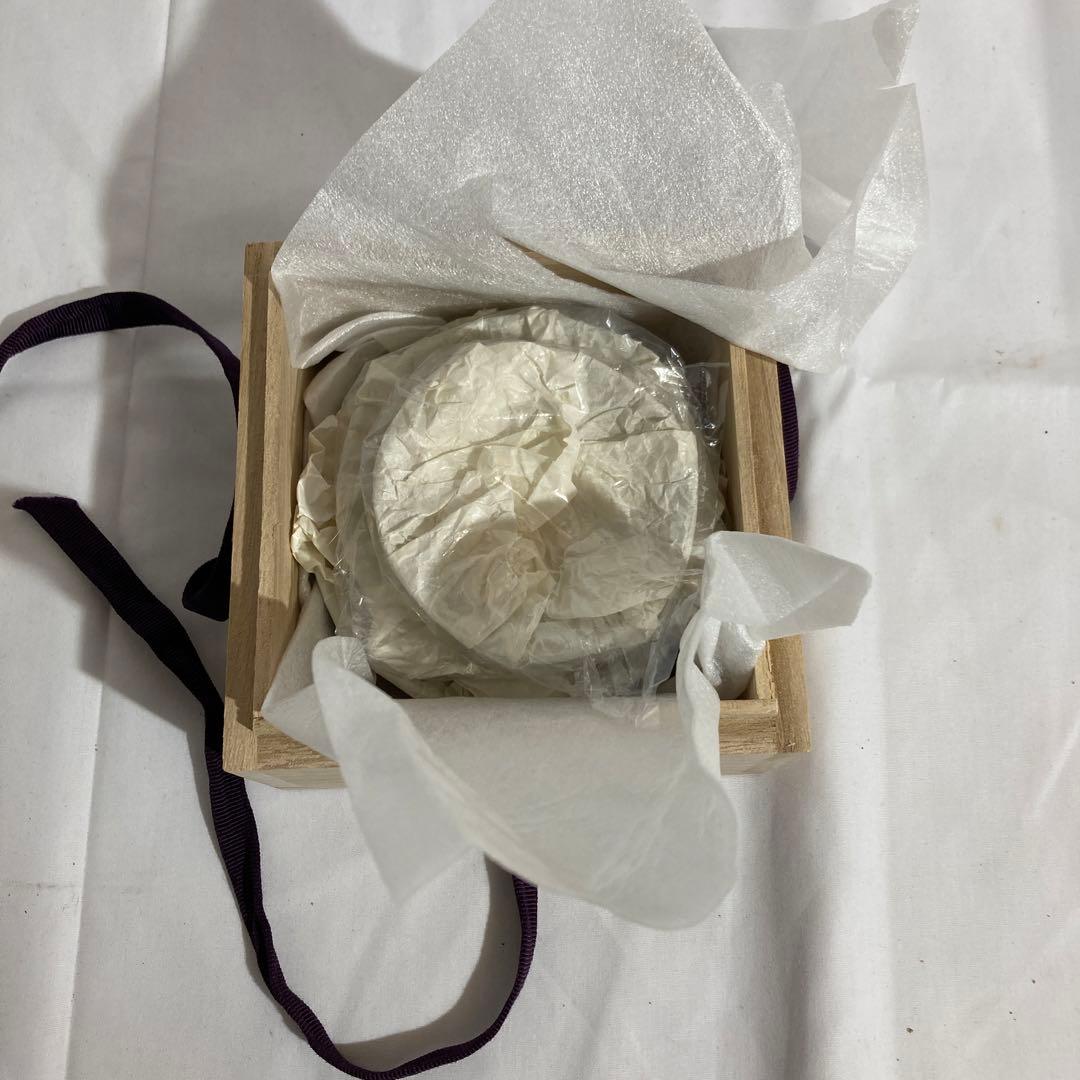 錫半造　錫製三ツ盃盃台セット　新品　未使用品