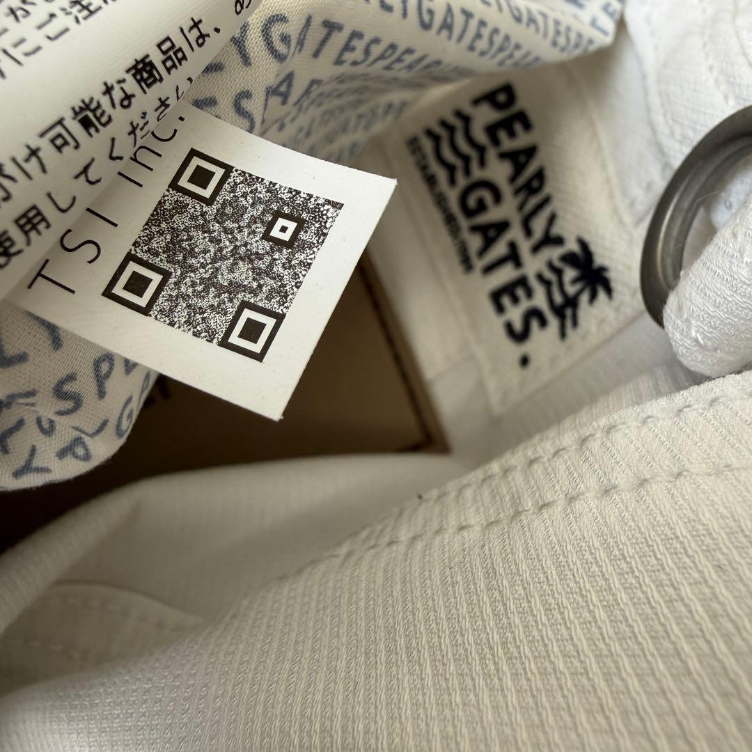 現行モデル　美品　パーリーゲイツ　パンツ　白　S〜M相当　ホワイト　コットン　3