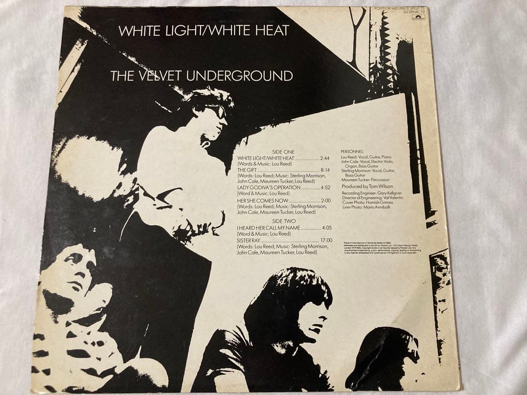 velvet underground / white light〜　uk 盤LP