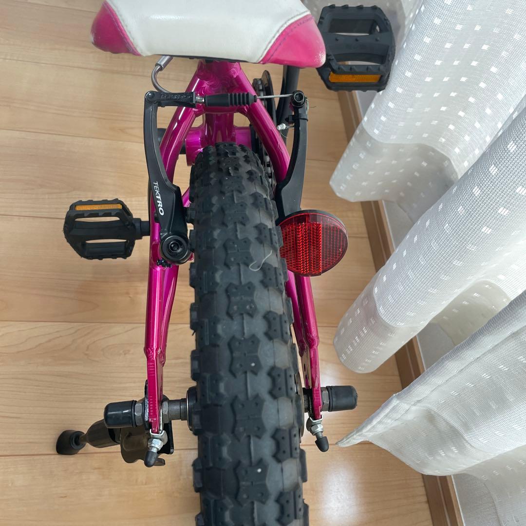 【室内保管/引取希望】ヨツバサイクル ゼロ 16インチ クリスタルピンク