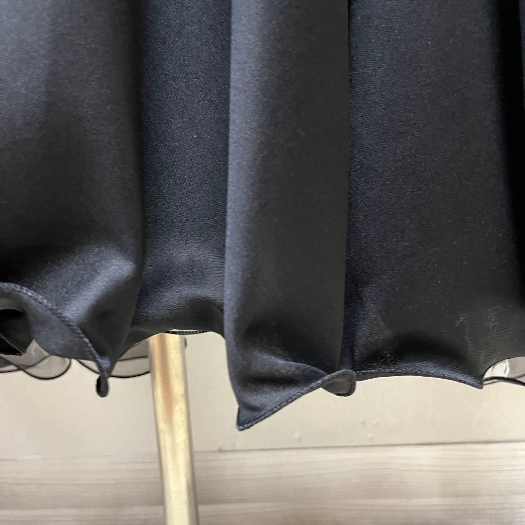 新品 社交ダンス スカート コサージュ付きモノトーン花柄プリント