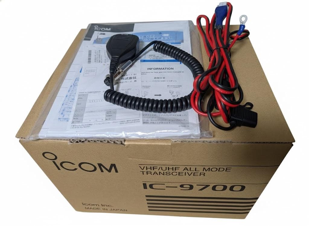 IC-9700 144/430/1200MHz バックアップ電池交換済