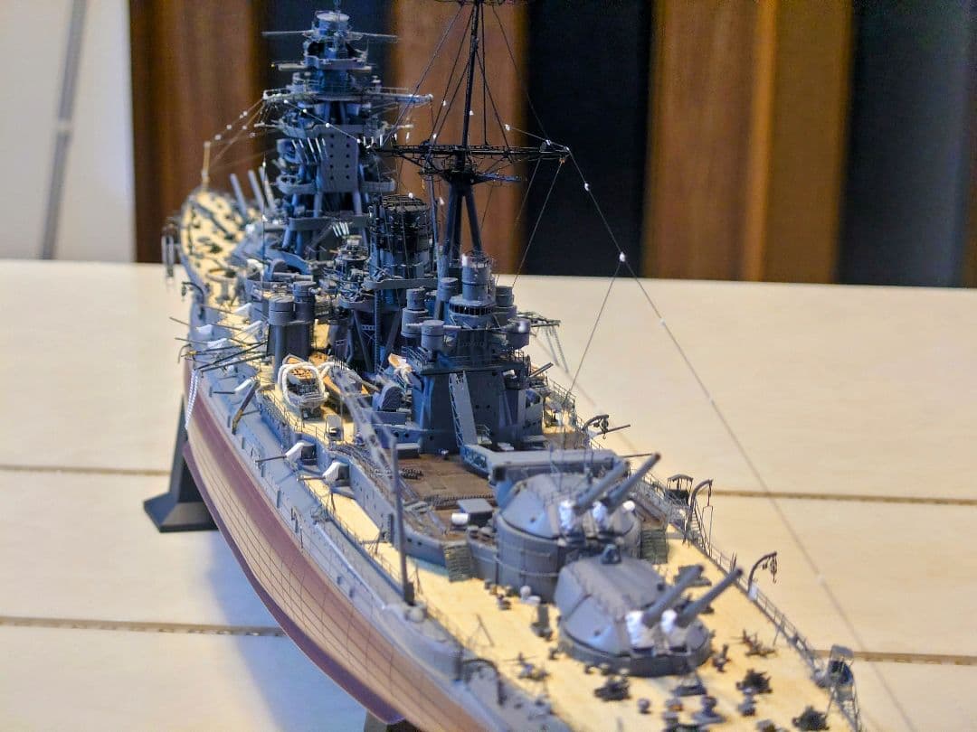 k*郎様 期間限定値下げ　精密模型　長門 開戦時（改） 1/350　ポントス長門