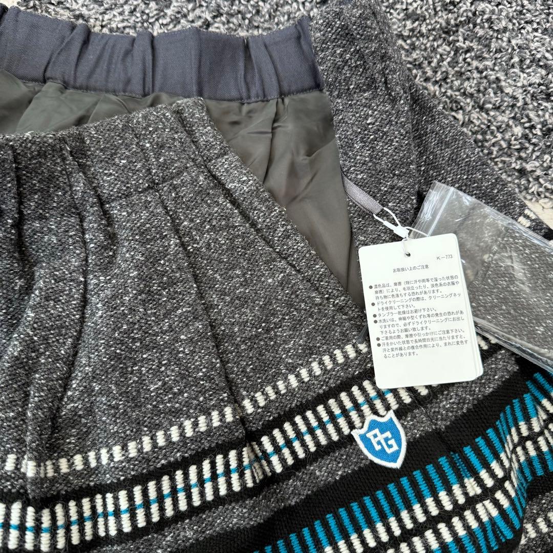 パーリーゲイツ　ラフドビーボーダー　スカート