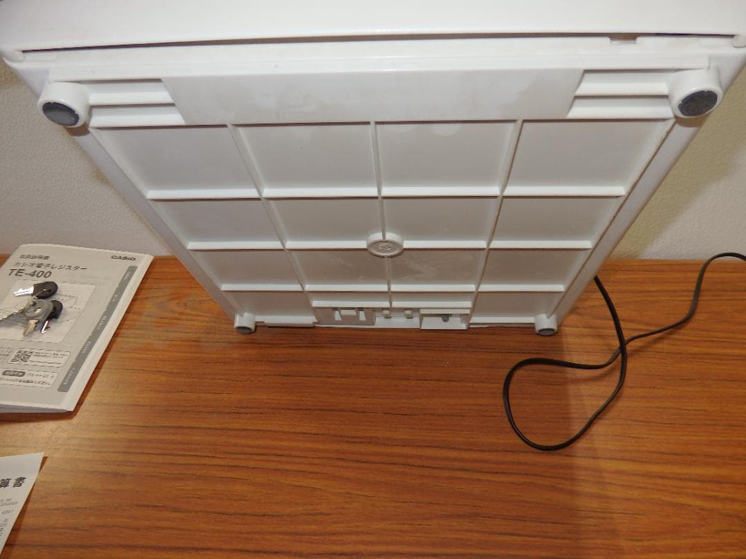 7020白 設定無料 TE-400 高性能 レジスター 軽減税率対応 横型領収証