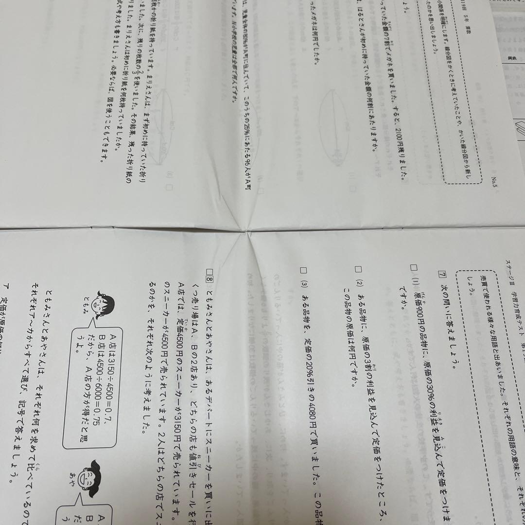 2025年 日能研 5年 ステージⅢ 育成テスト