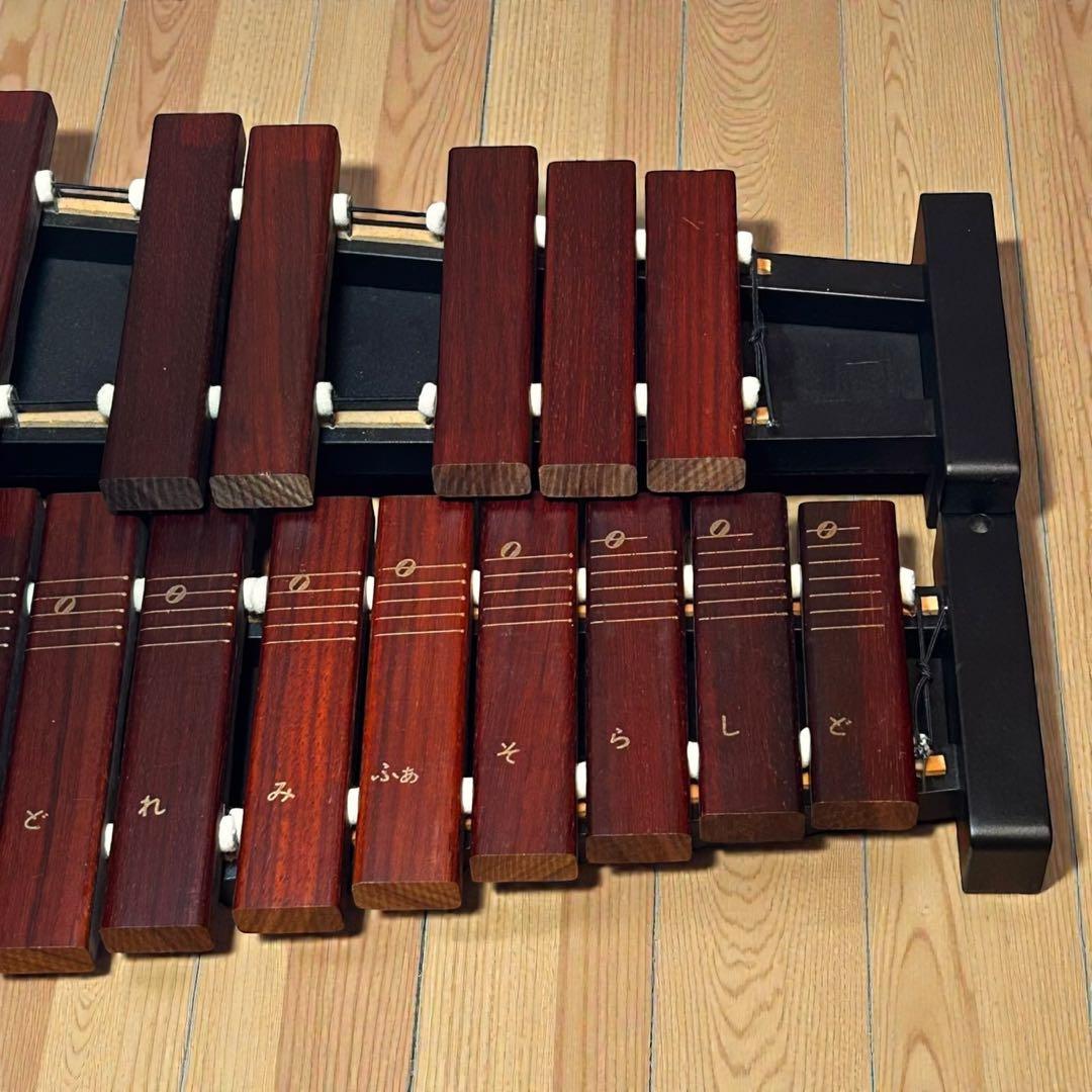 極美品✨大人気❣️ZEN-ON シロフォン ZX-32P 32音鍵盤 木琴 バチ付