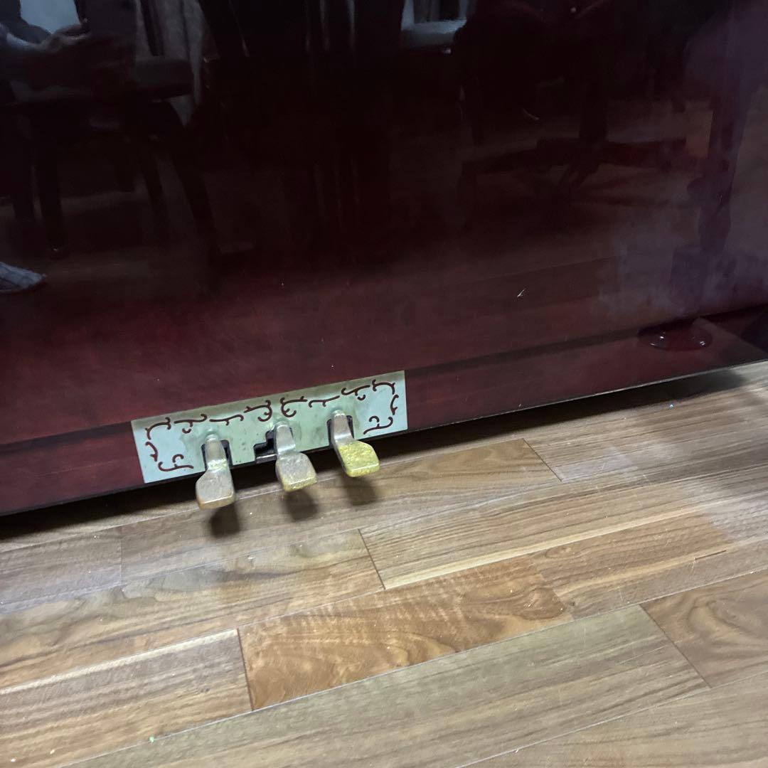 〔中古〕EＭPERORアップライトピアノ ダークウッド