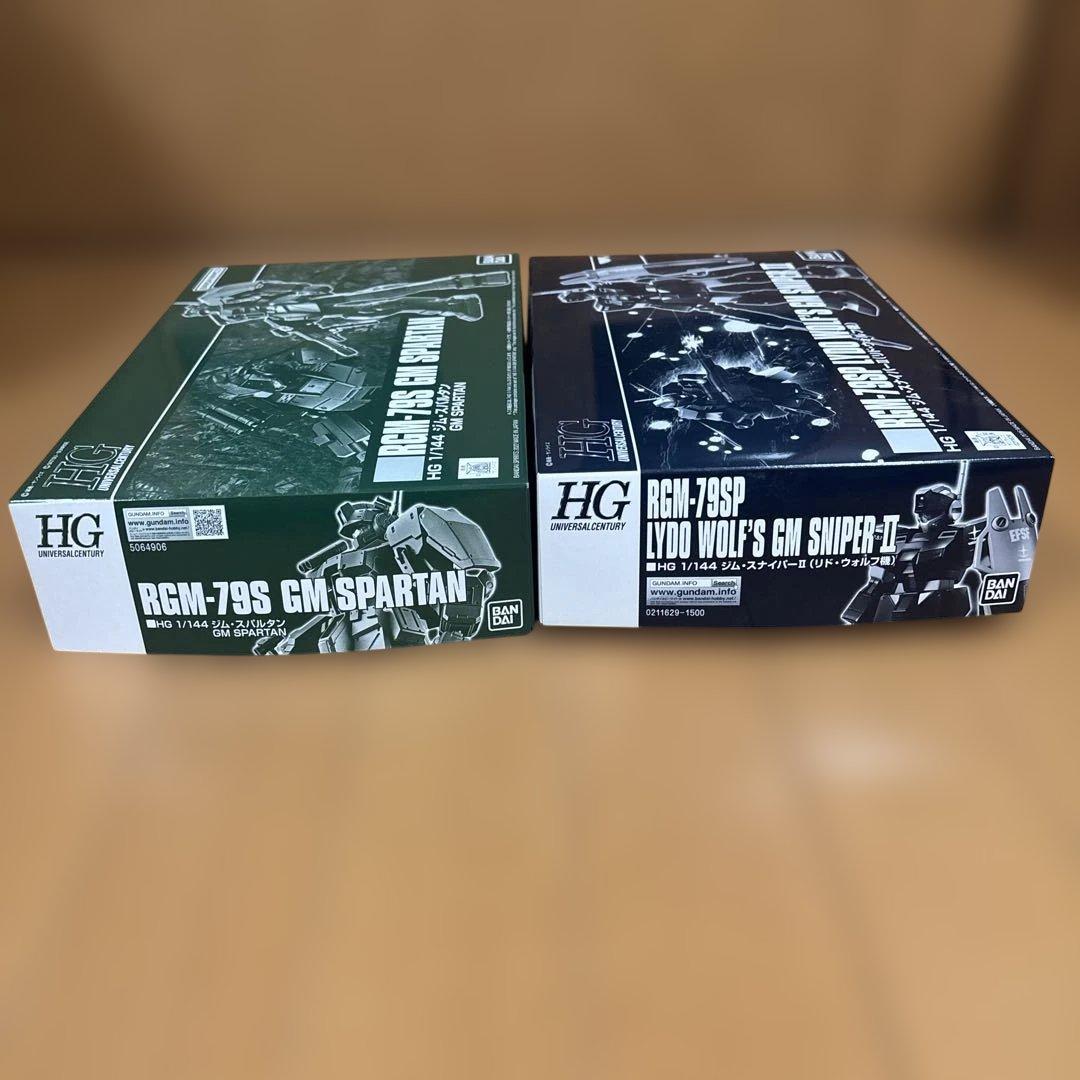ＨＧ ジム・スパルタン &HG ジム・スナイパーＩＩ（リド・ウォルフ機）セット