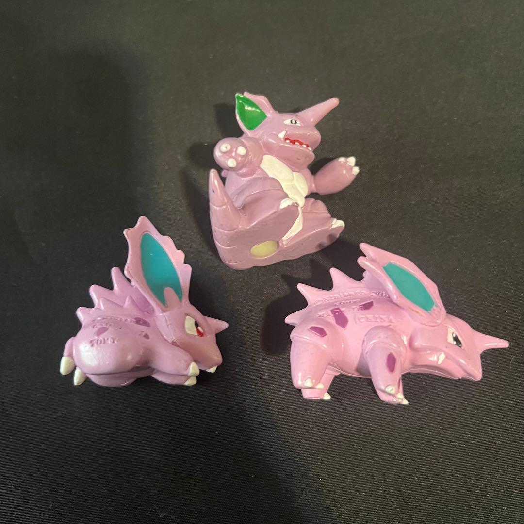 ⚫︎︎【当時もの】モンコレ ニドラン♂ ニドリーノ ニドキング ポケモン TOMY