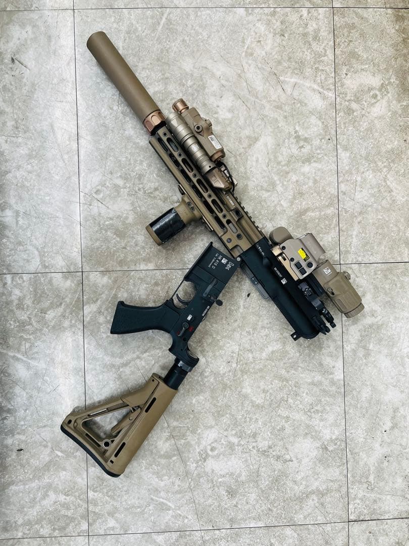 HK416D システマ　PTW 電動ガン　MAX2 トレポン　GEISSELE