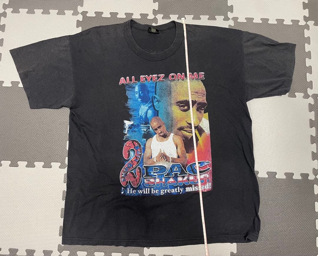 2Pac Tシャツ ブラック