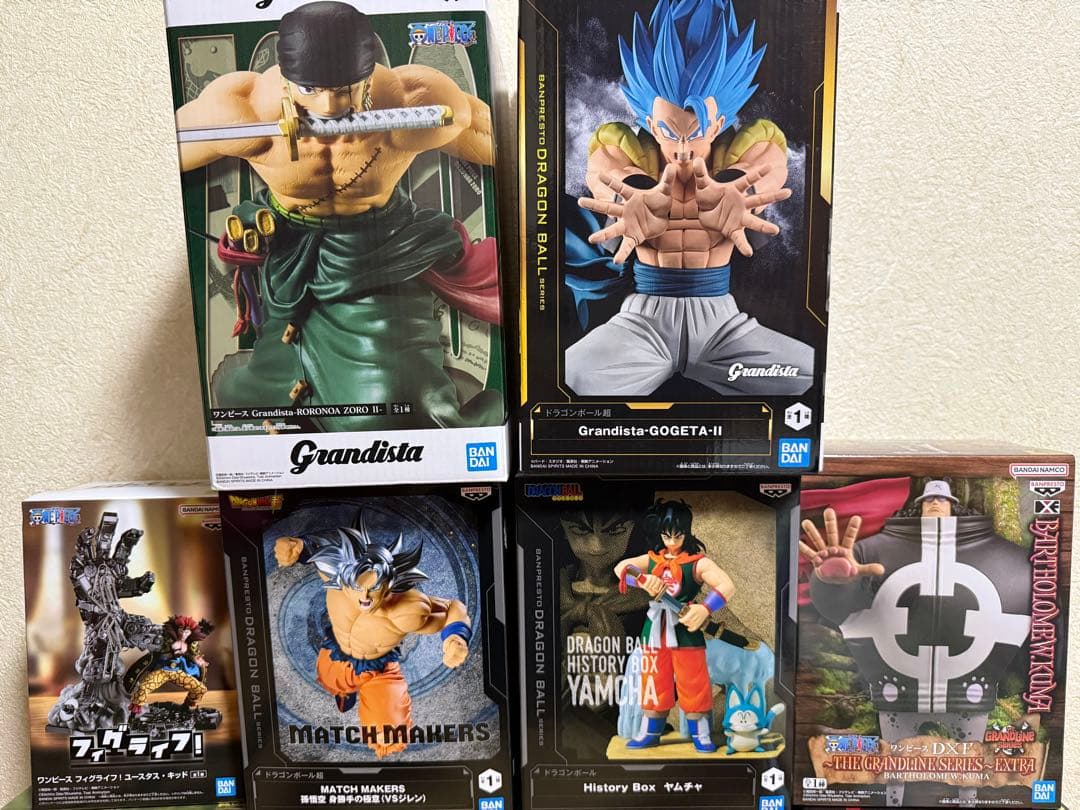 ワンピース、ドラゴンボールフィギュア14点セット