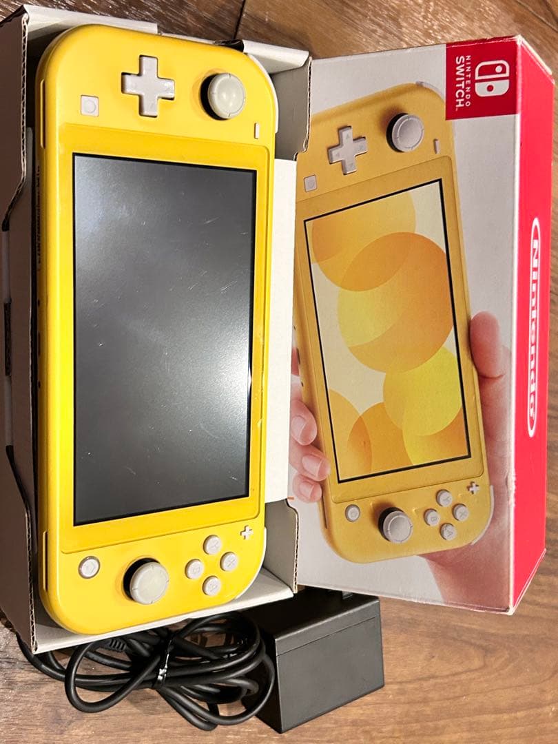 【動作確認済み】Nintendo Switch Lite イエロー 充電器付き