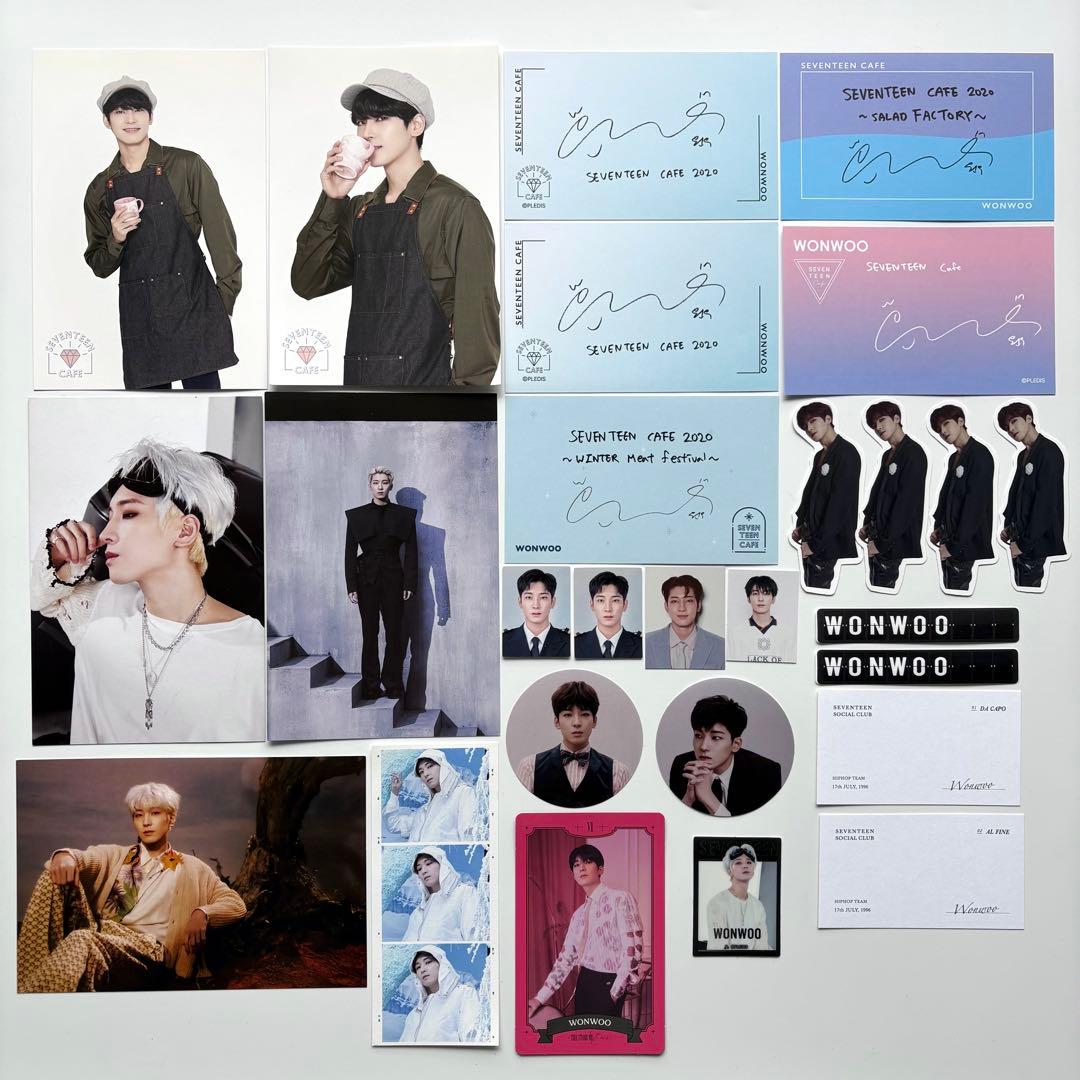 seventeen 缶バッジ　anan ウォヌ　ミンギュ　セブチカフェ　ソウル