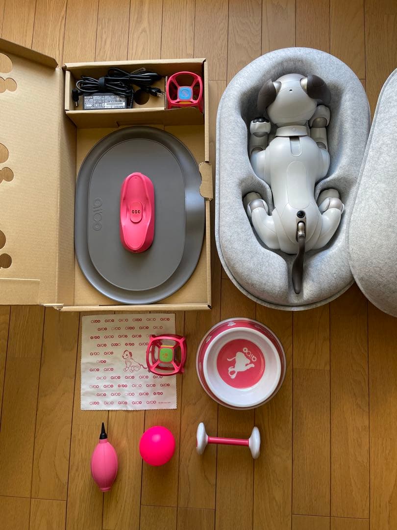 aibo ロボット犬 アイボリーホワイトERS-1000/付属品付き
