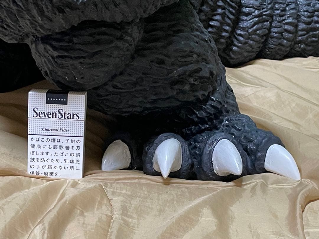 ゴジラ伝説の超特大ソフビキット高さ1m1/80 ゴジラvsビオランテ初版 完成品