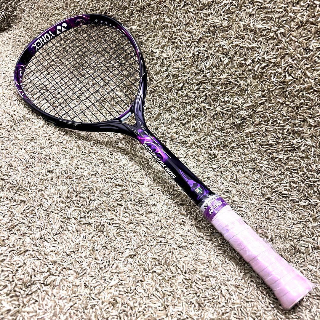 極美品　GEOBREAK 80G ジオブレイク 軟式テニスUL0 パープル