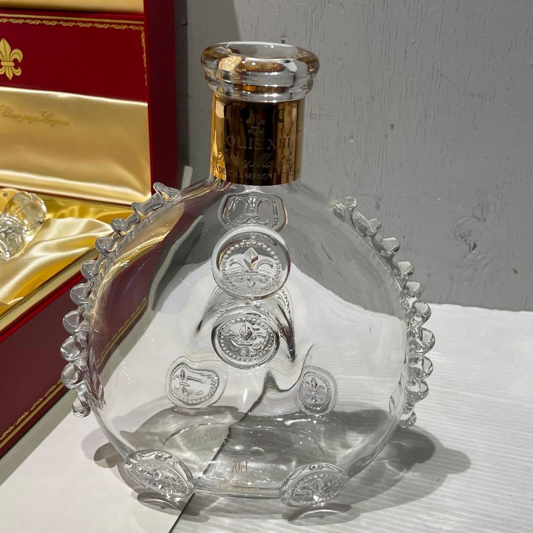 ③ Baccarat レミーマルタン ルイ13世 置物　空瓶 バカラ　箱入り