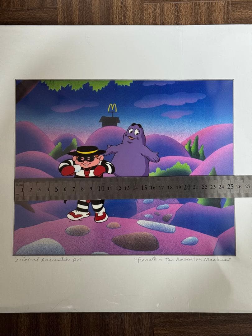 80s ヴィンテージ セル画 マクドナルド アート オリジナル 非売品 額なし