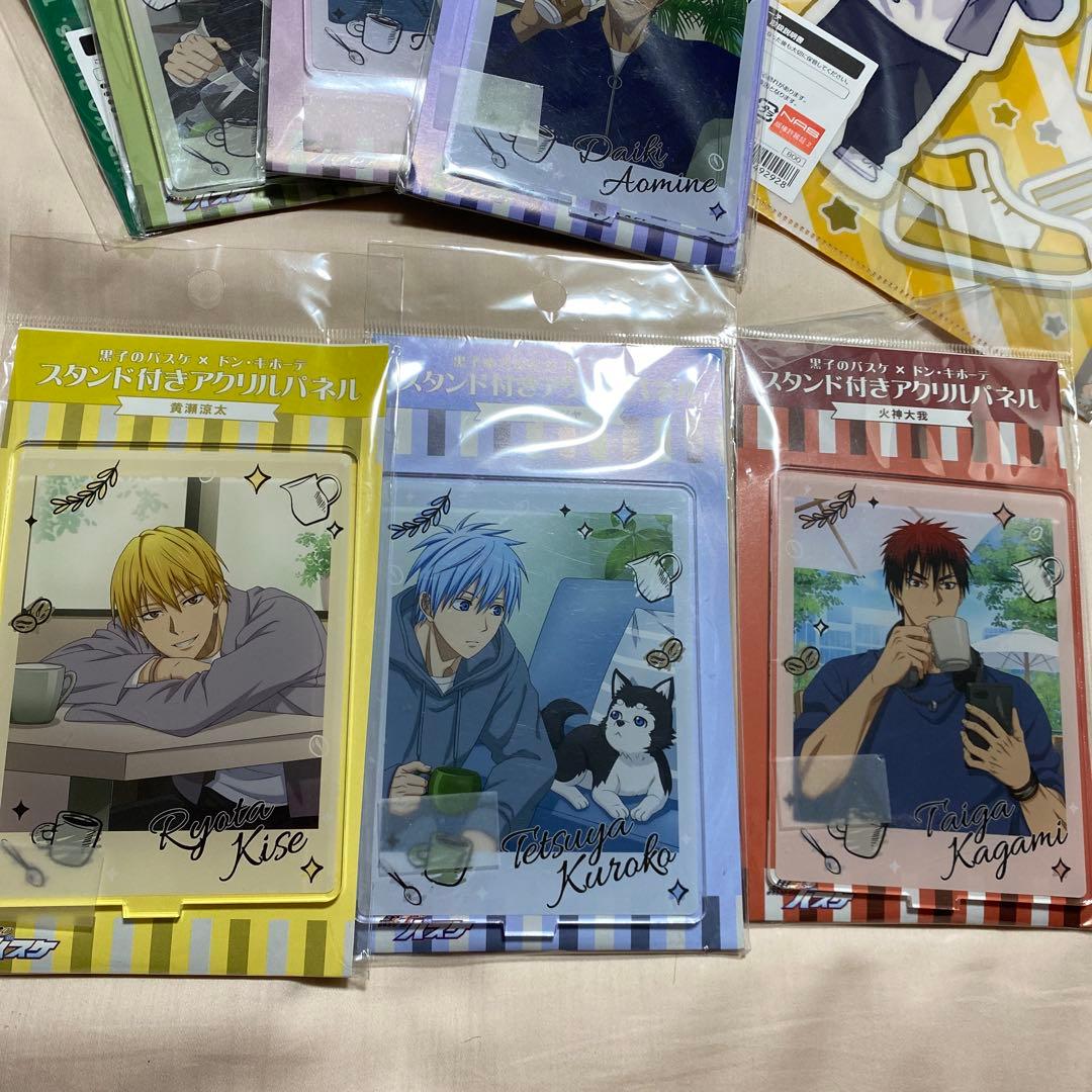 黒子のバスケ　ドンキ　クリア　ファイル　スタンド　アクリル　パネル　バスケ　黒子