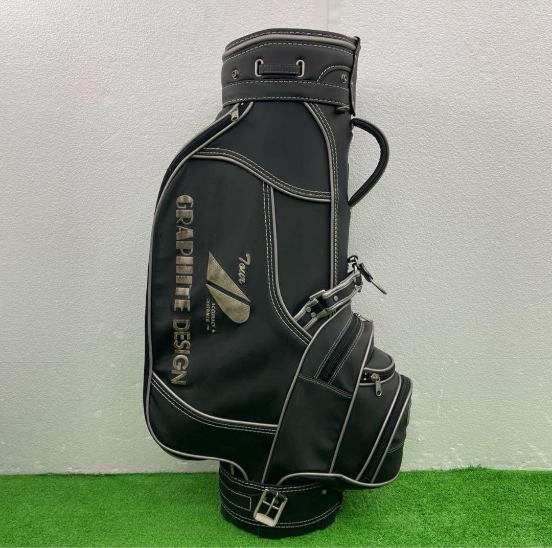 GRAPHITE DESIGNゴルフバック キャディ　8インチ ブラック