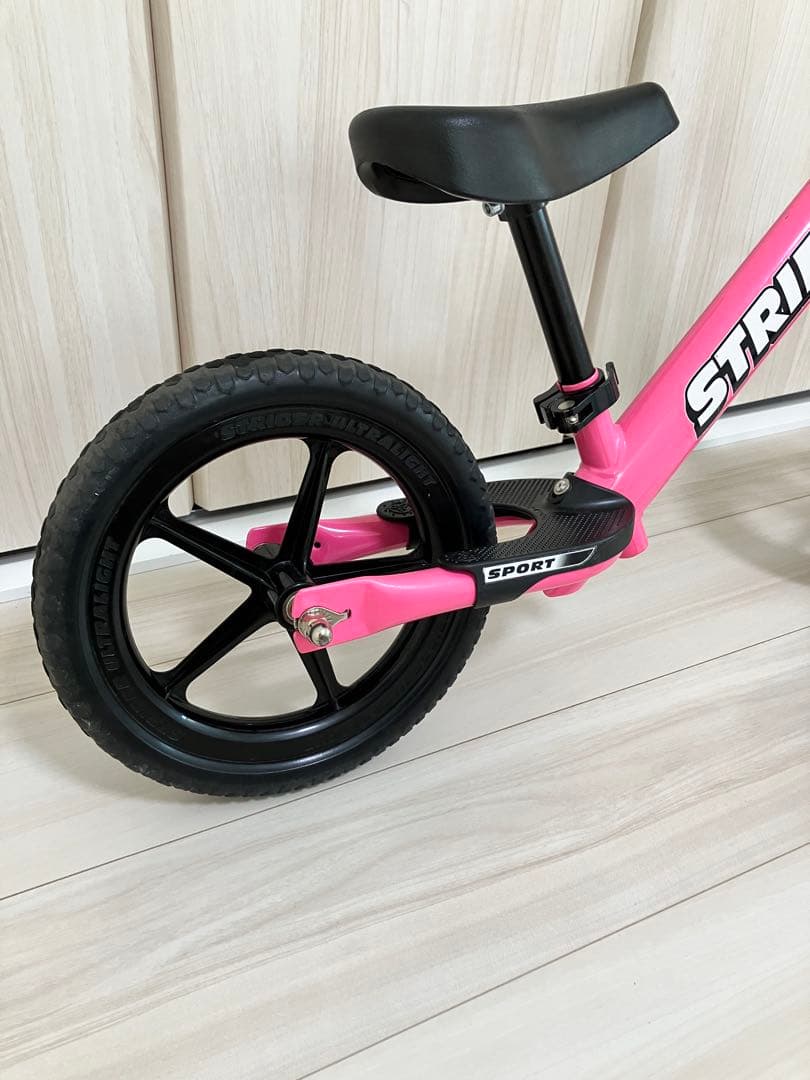 STRIDER ストライダー スポーツバランスバイク ピンク　付属品セット
