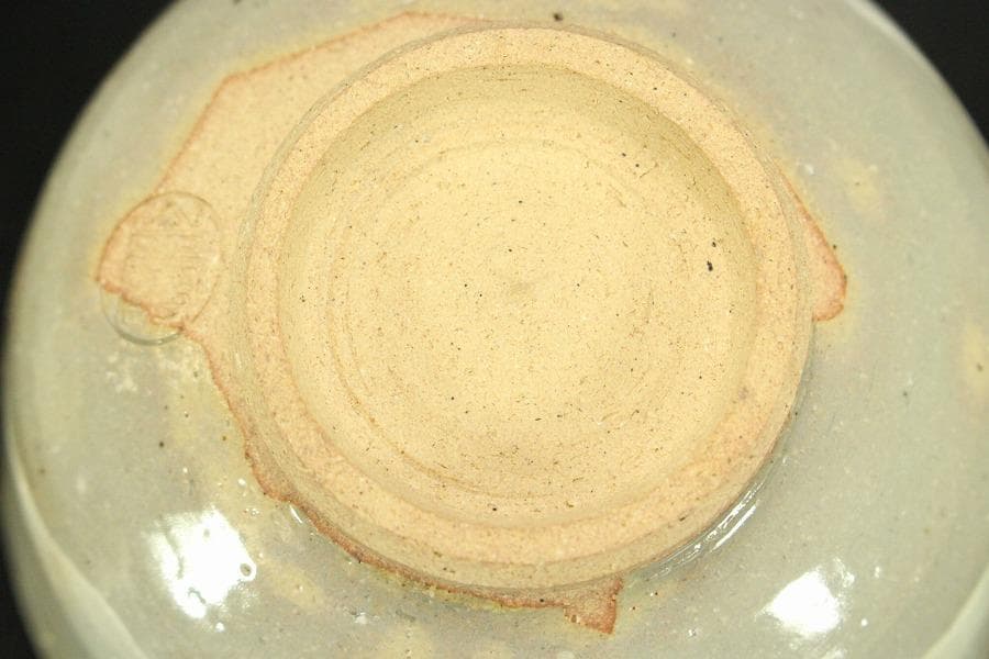 茶道具 楓流水絵 茶碗 三代目山川巖造 木箱付(メ1385)