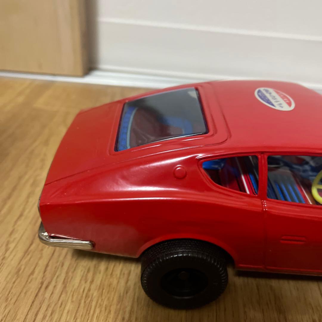 イチコー　ブリキ赤いフェアレディZ フリクションパワー　レトロブリキオモチャ