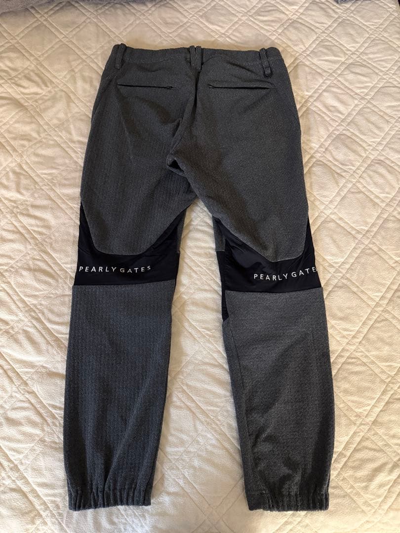 PEARLY GATES スリムフィットパンツ グレー
