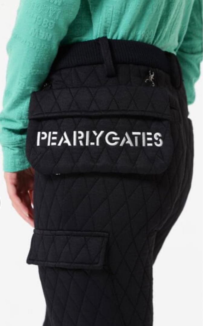 【PEARLY GATES】 ポリエステルキルトジャガードパンツ　大人気☆完売
