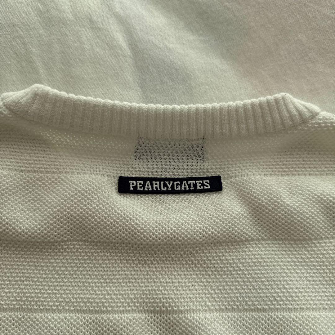 極美品　パーリーゲイツ　ニット　セーター　白　L〜XL相当 ホワイト　5 総柄