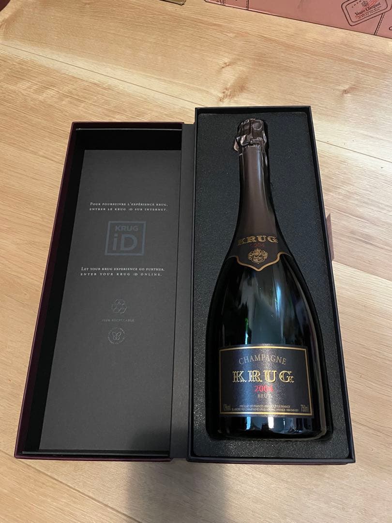 週末特別価格【セラー保管】クリュッグ　2004 箱付き　750ml Krug