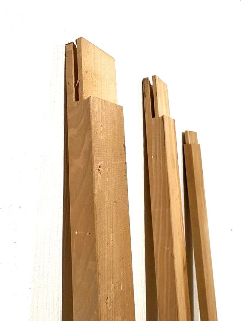 M120号　木枠　杉材　ネジ付き（2コ）