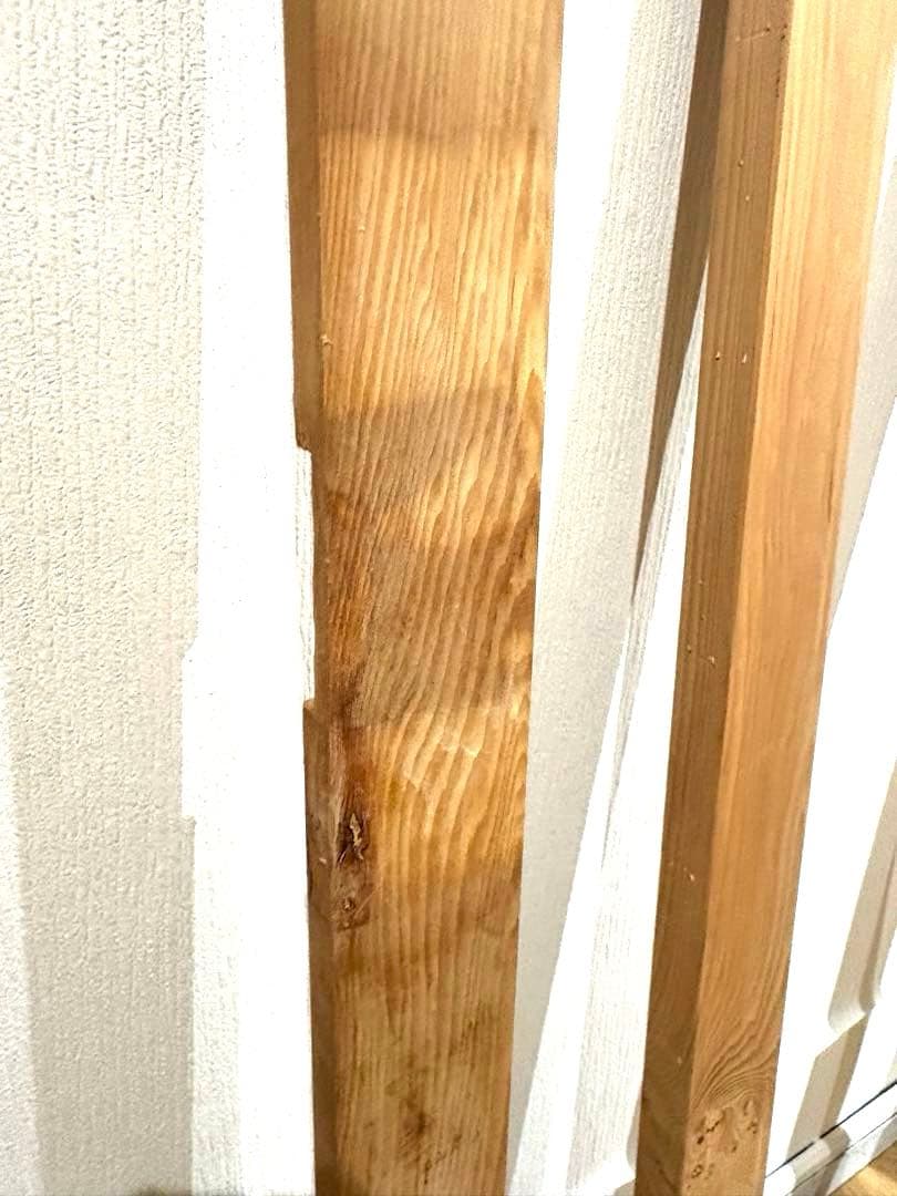 M120号　木枠　杉材　ネジ付き（2コ）