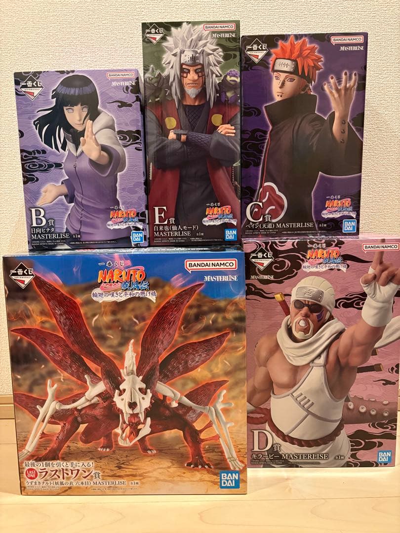 一番くじ NARUTO-ナルト輪廻の嘆きと平和の懸け橋 b c d e ラスト