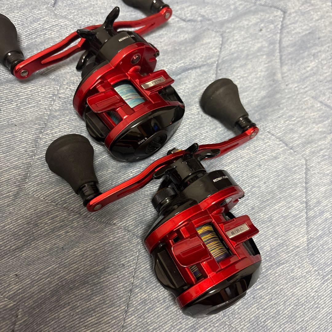 【2台セット】アブガルシア◆RED MAX船 船両軸リール