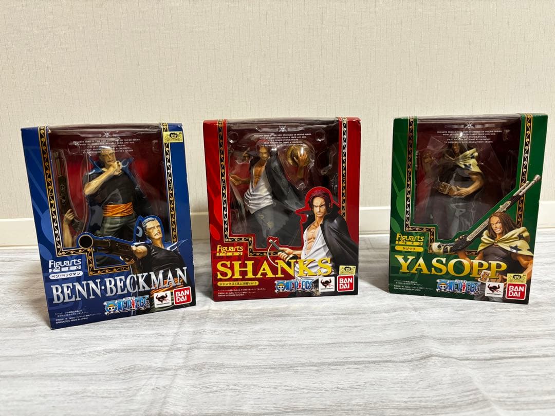 Figuarts ワンピース シャンクス・ベックマン・ヤソップ
