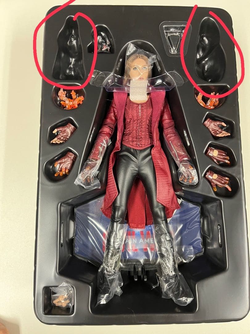 ムービーマスターピース 『シビルウォー』 1/6 スカーレットウィッチ 訳あり