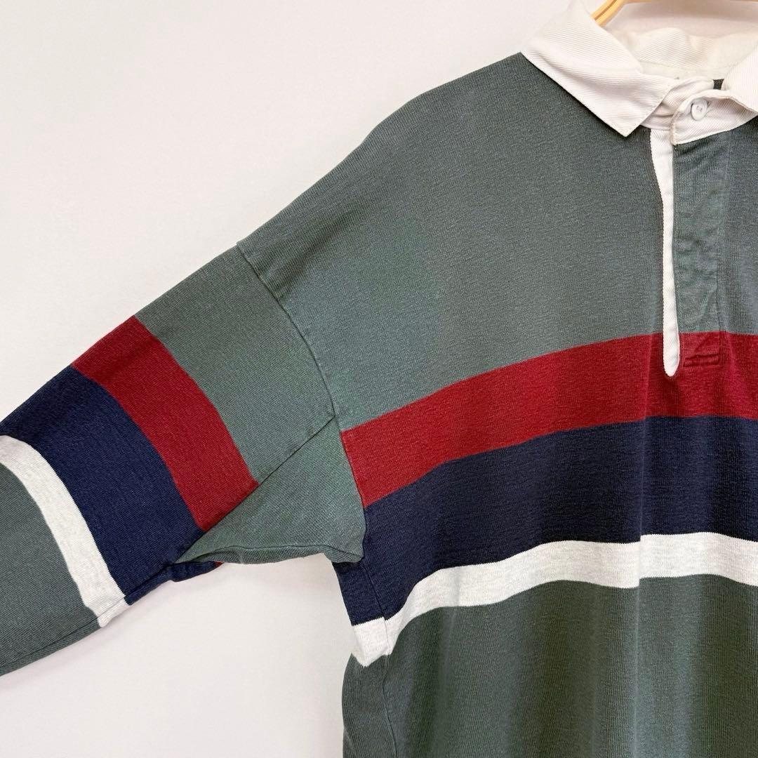 80s USA製 L.L.Bean エルエルビーン 長袖 ラガーシャツ S29