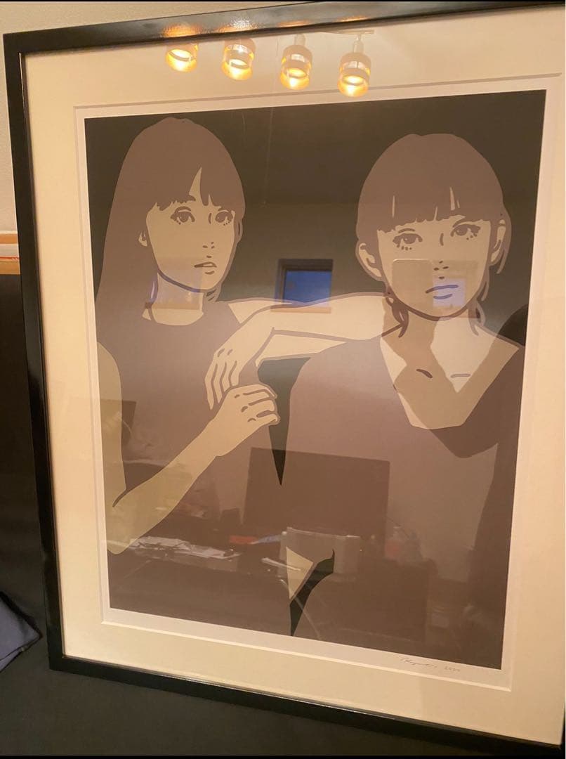 KYNE Untitled C シルクスクリーン 額装済み