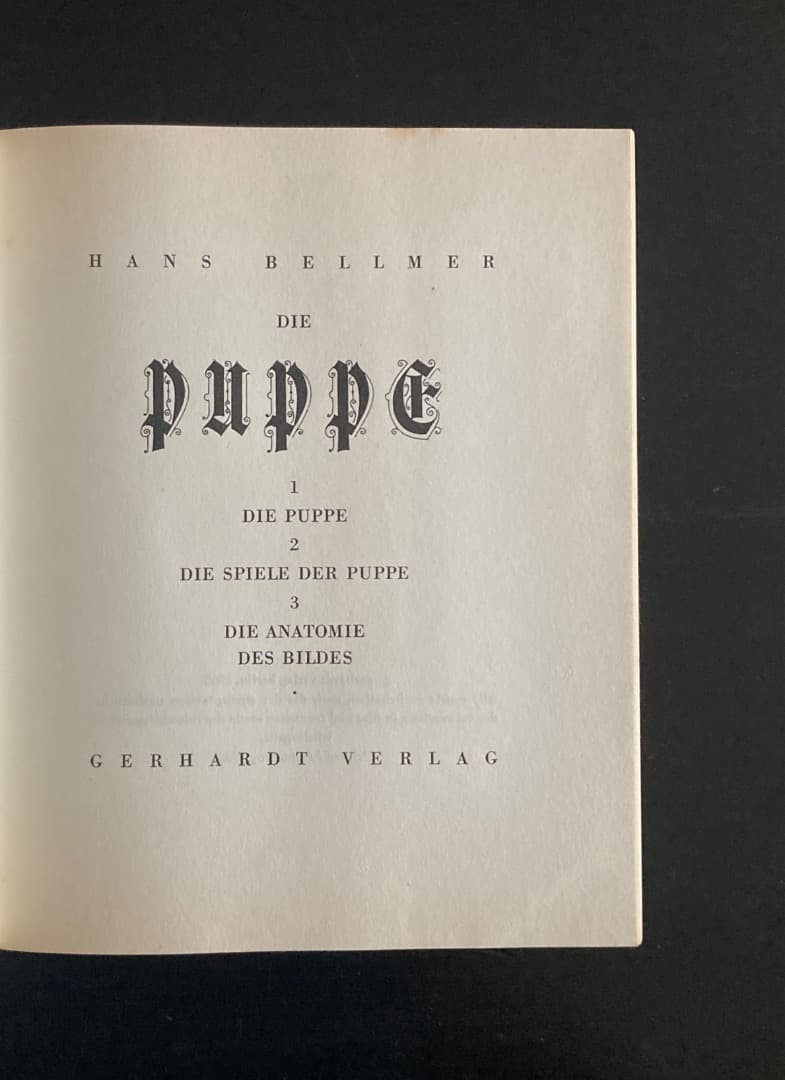 491『（独）ハンス・ベルメール作品集　Die Puppe イマージュの解剖学』