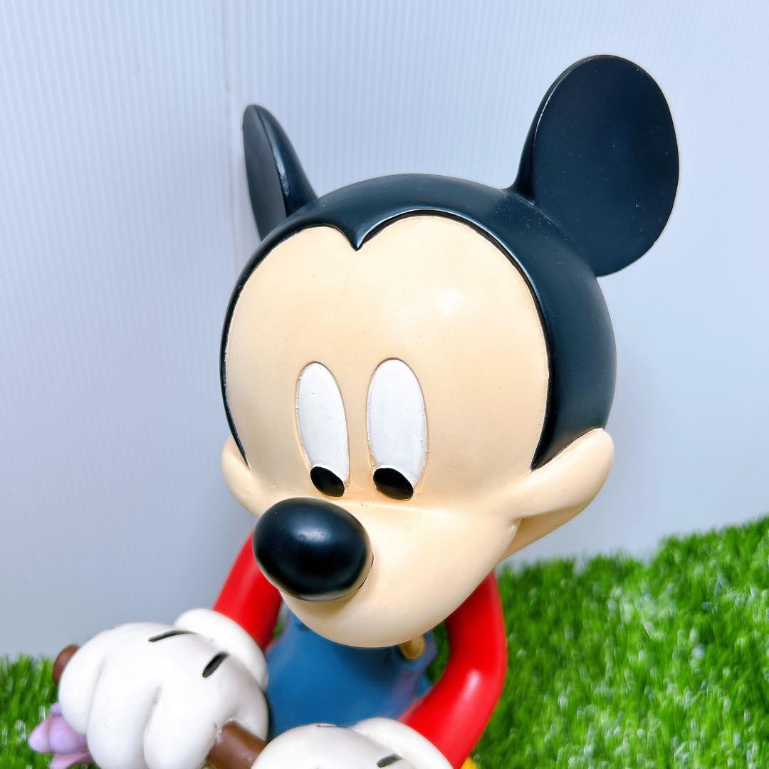 Disney ディズニー ミッキーマウス 陶器 置物 レトロ ビンテージ 希少