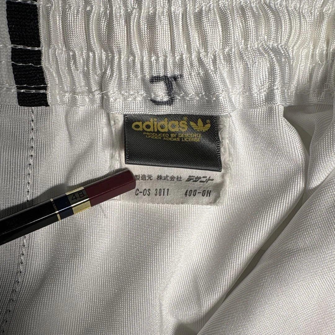 【極美品/希少】デサント製 adidas 光沢ショートパンツ TAD-50B L