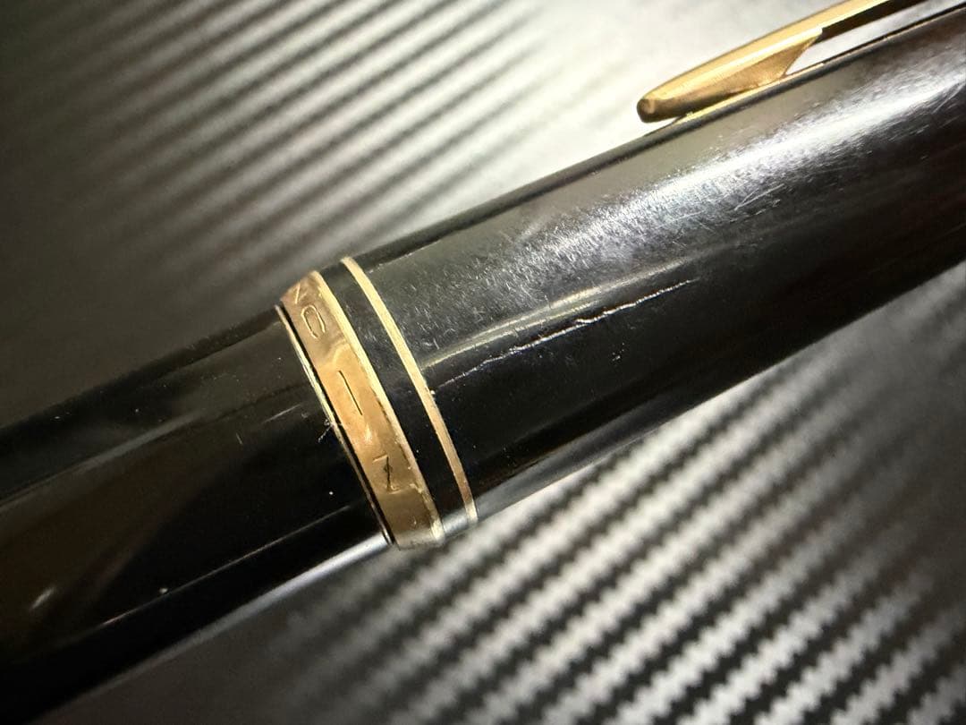 美品 モンブラン No.22 ブラック F 細字 万年筆