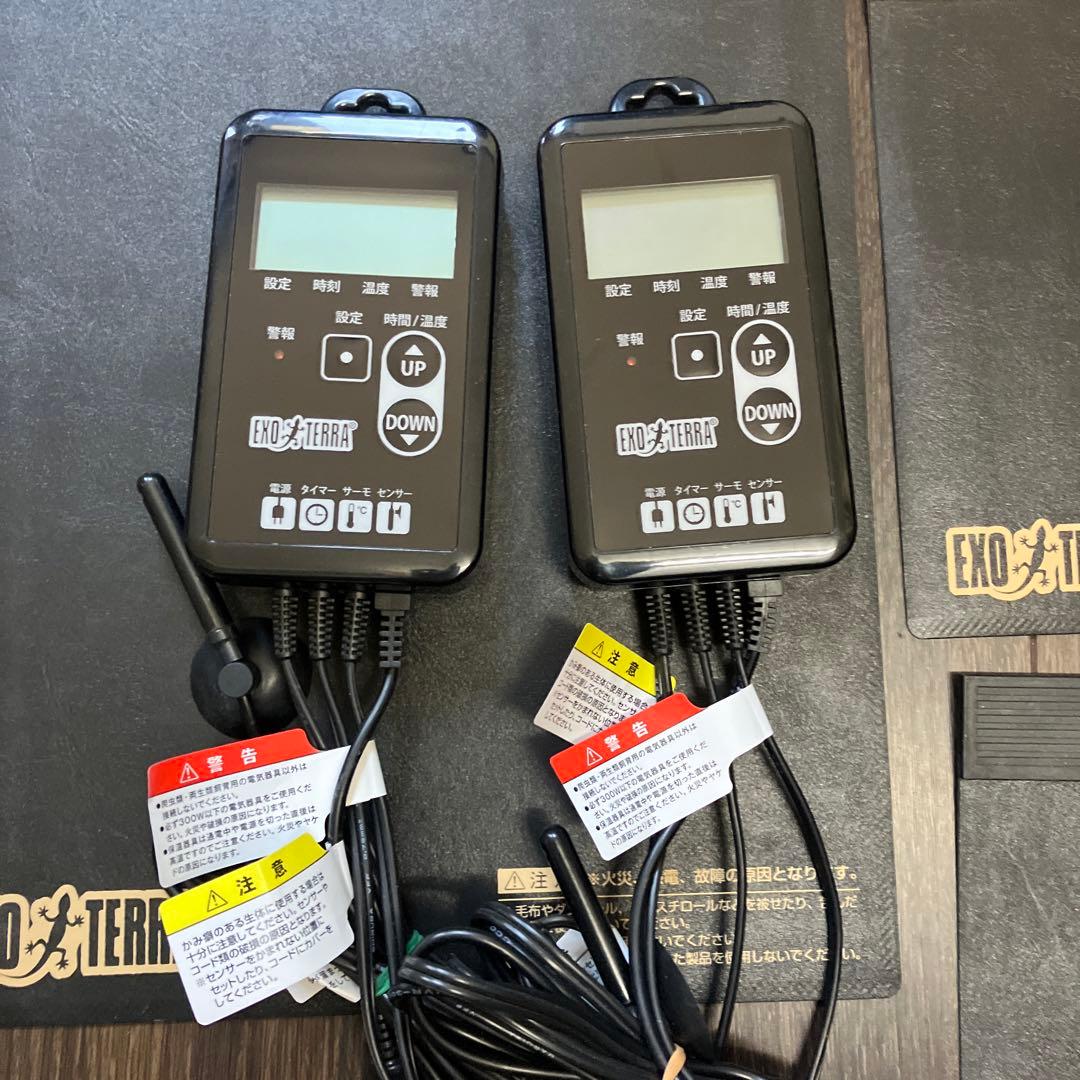 GEX ジェックス タイマーサーモ RTT-1計2台レプタイルヒートLMS計3枚