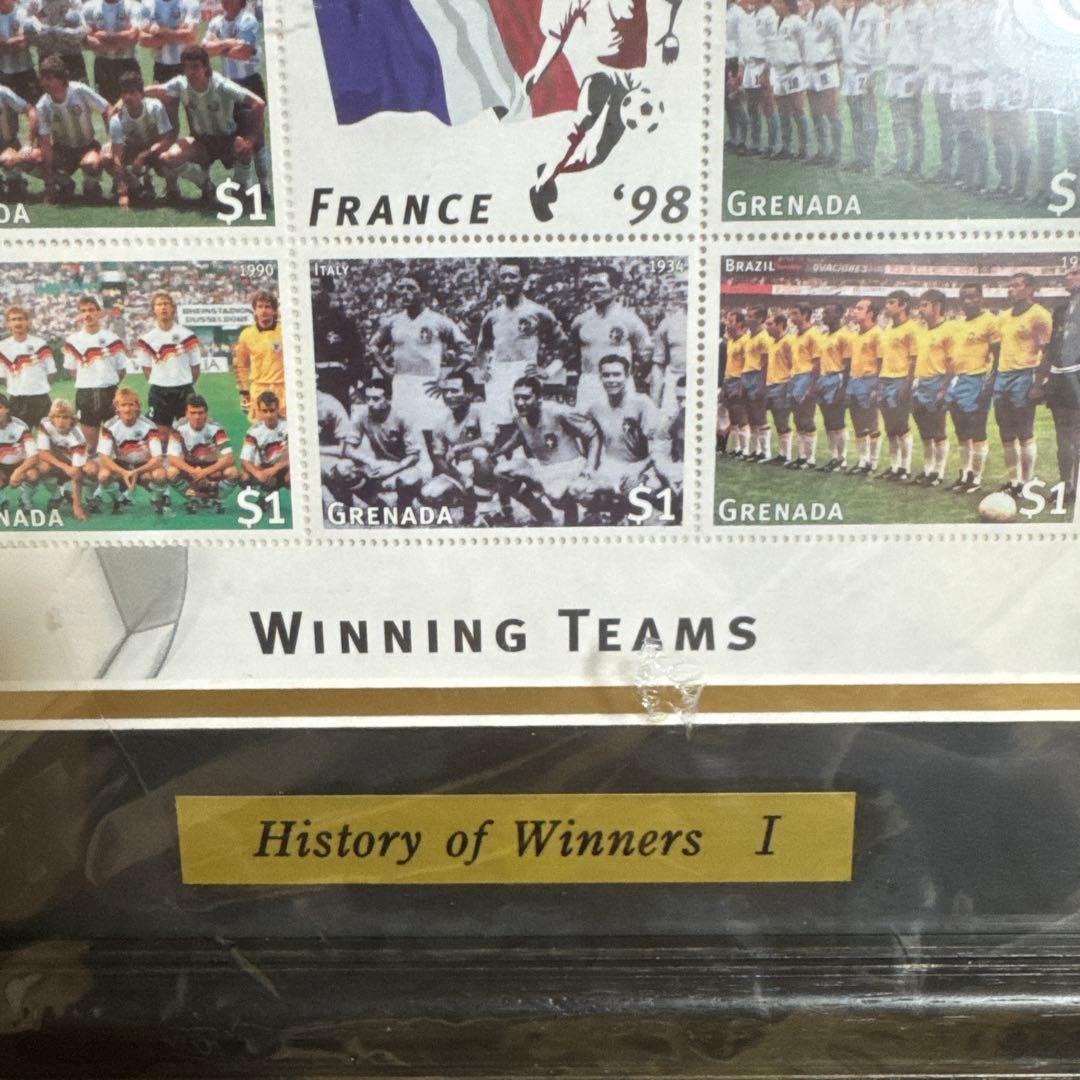 切手　football 1998年WORLD CUP記念　France サッカー